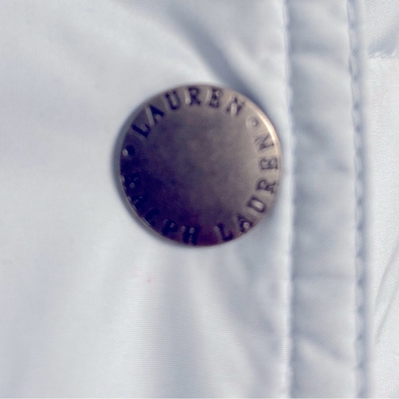 Lauren Ralph Lauren Ice Blue Down Puffer Coat Size 1X - Picture 4 of 11